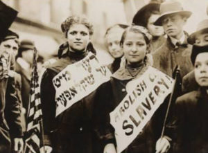 Young Girls Protest